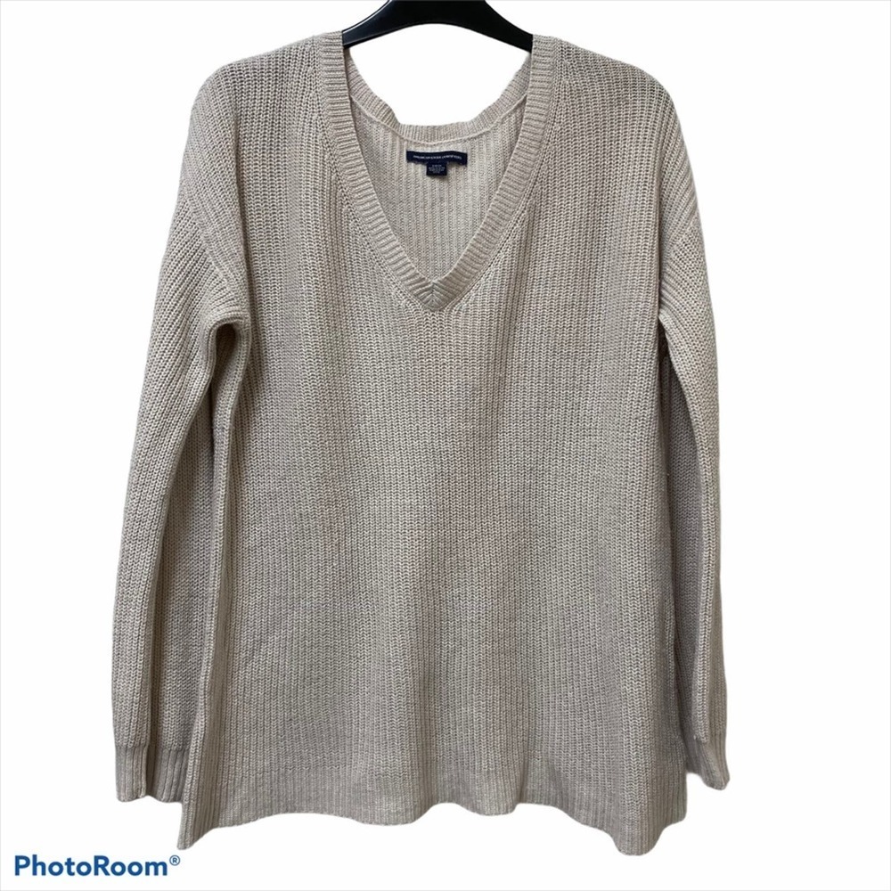 American Eagle Long Lace Up Sleeves Sweater S